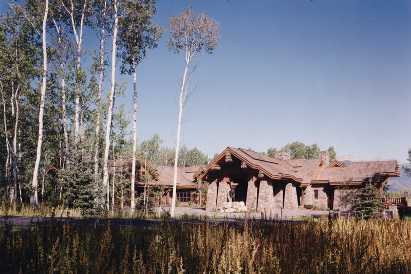 Panoramic view of the Barnard Residence. Panoramic view of the Barnard Residence.