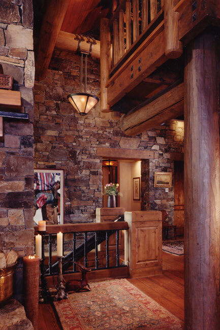 Picture depicting the front foyer and part of the loft which forms the second floor. Picture depicting the front foyer and part of the loft which forms the second floor.