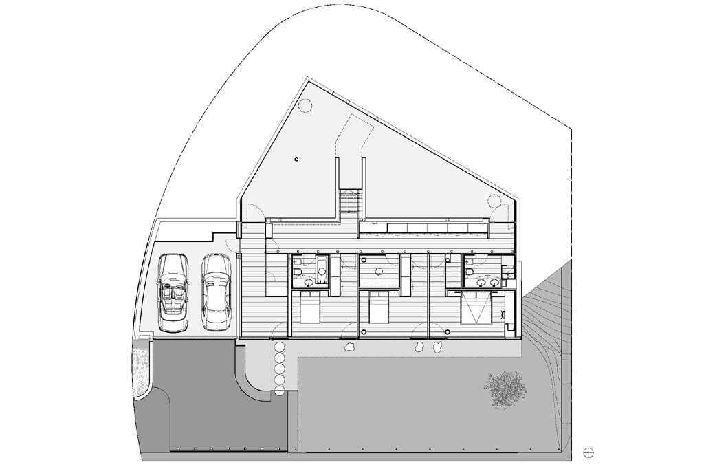 Lake Lugano House lower level floor plan Lake Lugano House lower level floor plan