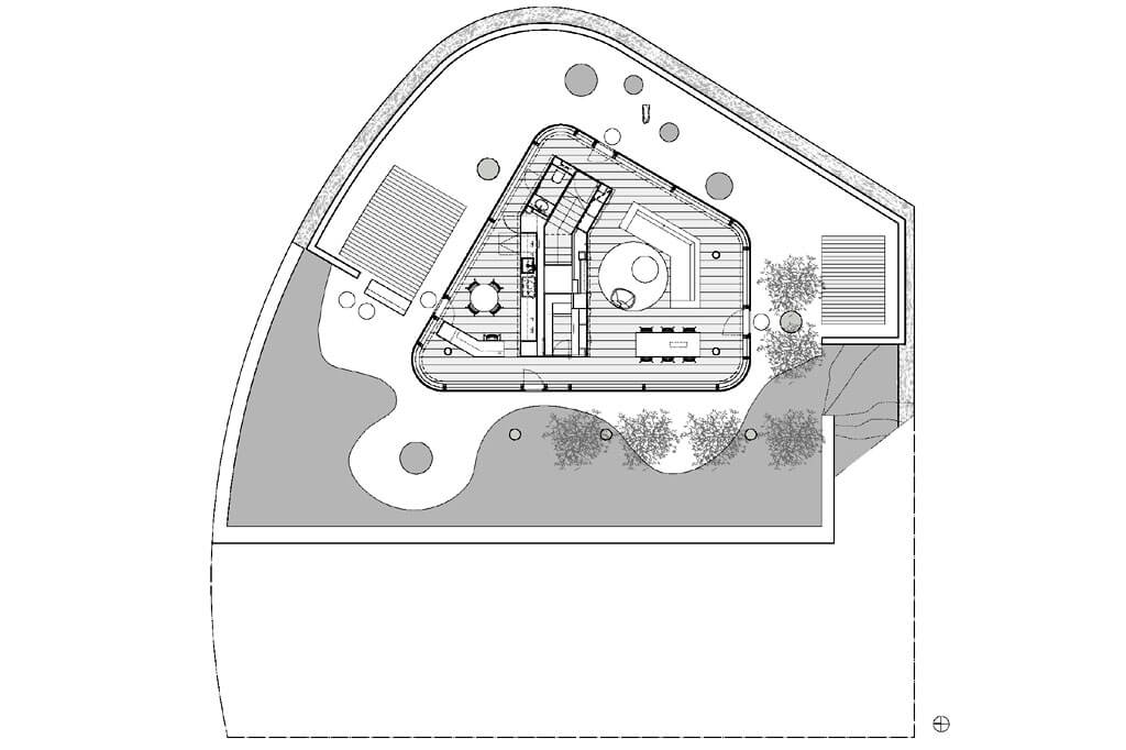 Upper level floor plan Upper level floor plan