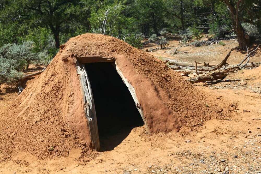 Traditional aboriginal sauna hut Traditional aboriginal sauna hut
