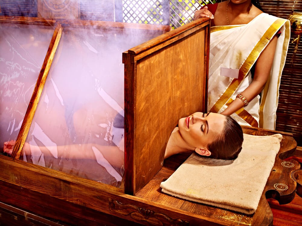 Ayurvedic sauna treatment Ayurvedic sauna treatment