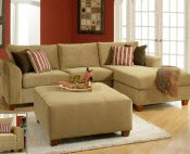 Beige small sectional