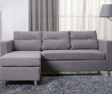 Small grey chaise lounge sectional sofa Small grey chaise lounge sectional sofa