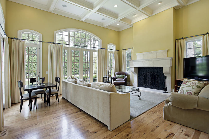 Coffered ceilings are a great way to add an elegant architectural detail to any room, but look particularly impressive in living rooms and dining rooms. Coffered ceilings are a great way to add an elegant architectural detail to any room, but look particularly impressive in living rooms and dining rooms.