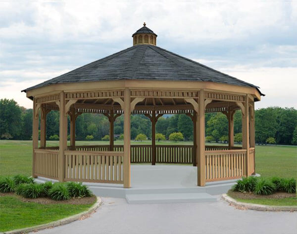 Dodecagon gazebos have twelve sides and are ideal for building enormous gazebos fit for entertaining large crowds. Dodecagon gazebos have twelve sides and are ideal for building enormous gazebos fit for entertaining large crowds.