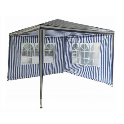 A simple fabric gazebo may be ideal for you if plan on camping, or if you're just not sure how often you'll use a gazebo. This is on the low end of the price spectrum, at under $100. A simple fabric gazebo may be ideal for you if plan on camping, or if you're just not sure how often you'll use a gazebo. This is on the low end of the price spectrum, at under $100.
