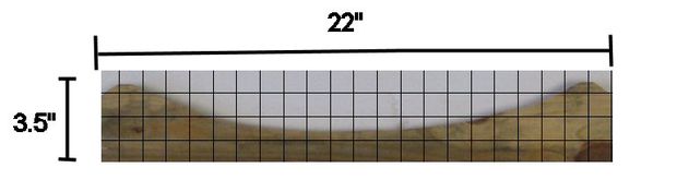 Measure/mark top backrest rail Measure/mark top backrest rail