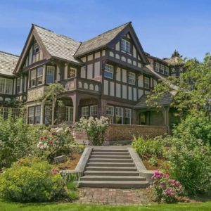 Sprawling tudor mansion in Seattle, WA.