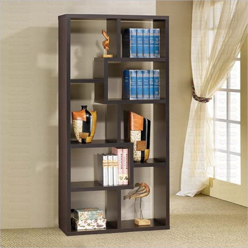 This is a substantial backless 8-cube bookshelf designed to hold books and other items. This is a substantial backless 8-cube bookshelf designed to hold books and other items.
