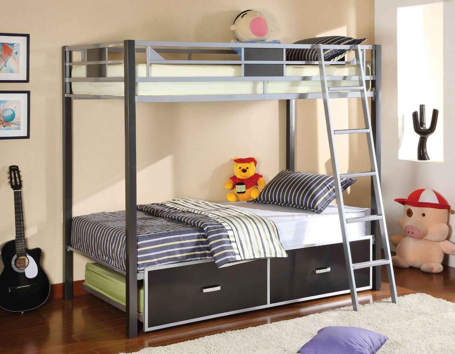 Industrial style evokes the purpose-built look and feel of factory tools, utilizing metal and wood in hard edged, sturdy construction. Industrial style evokes the purpose-built look and feel of factory tools, utilizing metal and wood in hard edged, sturdy construction.