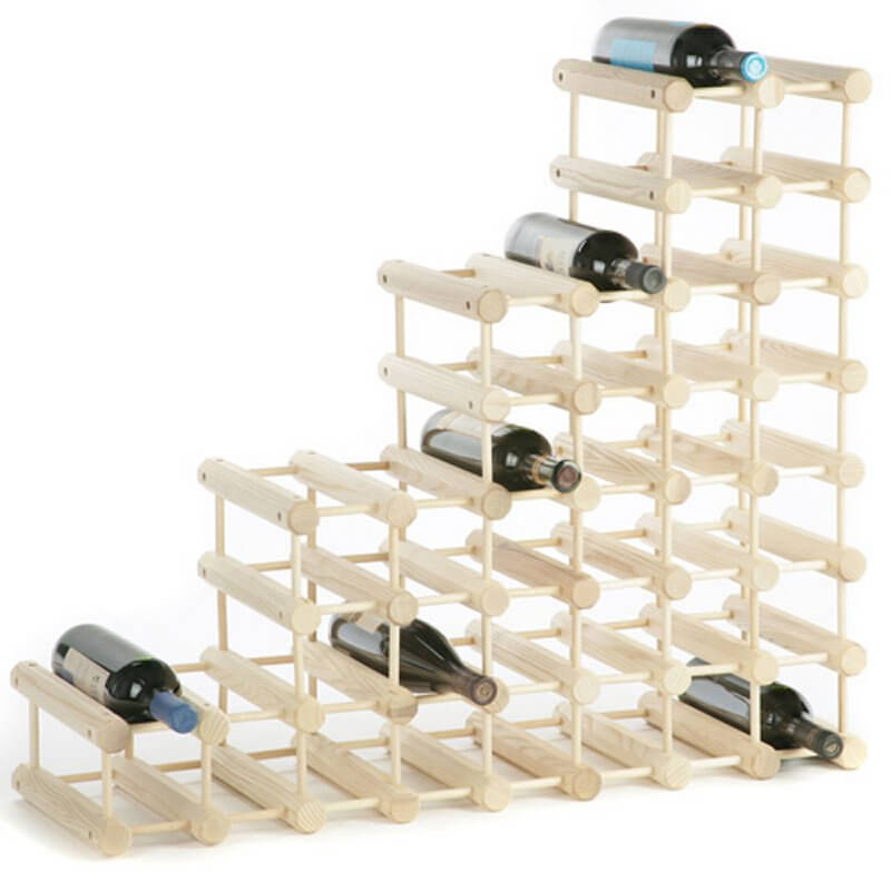 Modular design means that the furniture can be added to, modified, and expanded. These types of wine racks are meant to grow with your collection, with simple add-on materials you can purchase in sets. Modular design means that the furniture can be added to, modified, and expanded. These types of wine racks are meant to grow with your collection, with simple add-on materials you can purchase in sets.