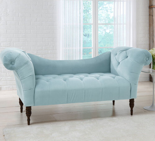 This soft, elegant love seat with tufted seating and rolled arms has an elegant silhouette and a rich expresso finish on the legs. While not as large as other sofas in this collection, this is definitely an inviting seating option for one or two. This soft, elegant love seat with tufted seating and rolled arms has an elegant silhouette and a rich expresso finish on the legs. While not as large as other sofas in this collection, this is definitely an inviting seating option for one or two.