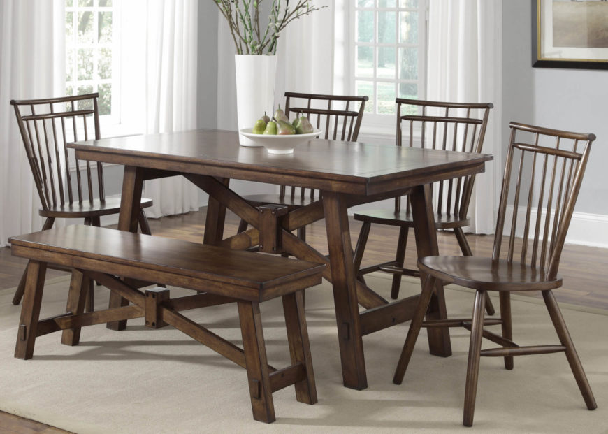 20 Wood Rectangle Dining Tables that Seats 6 Under $500
