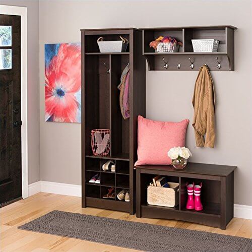 Open-faced lockers allow your kids to easily put away their boots, coats, and shoes without you constantly having to go behind them and close doors. Open-faced lockers allow your kids to easily put away their boots, coats, and shoes without you constantly having to go behind them and close doors.