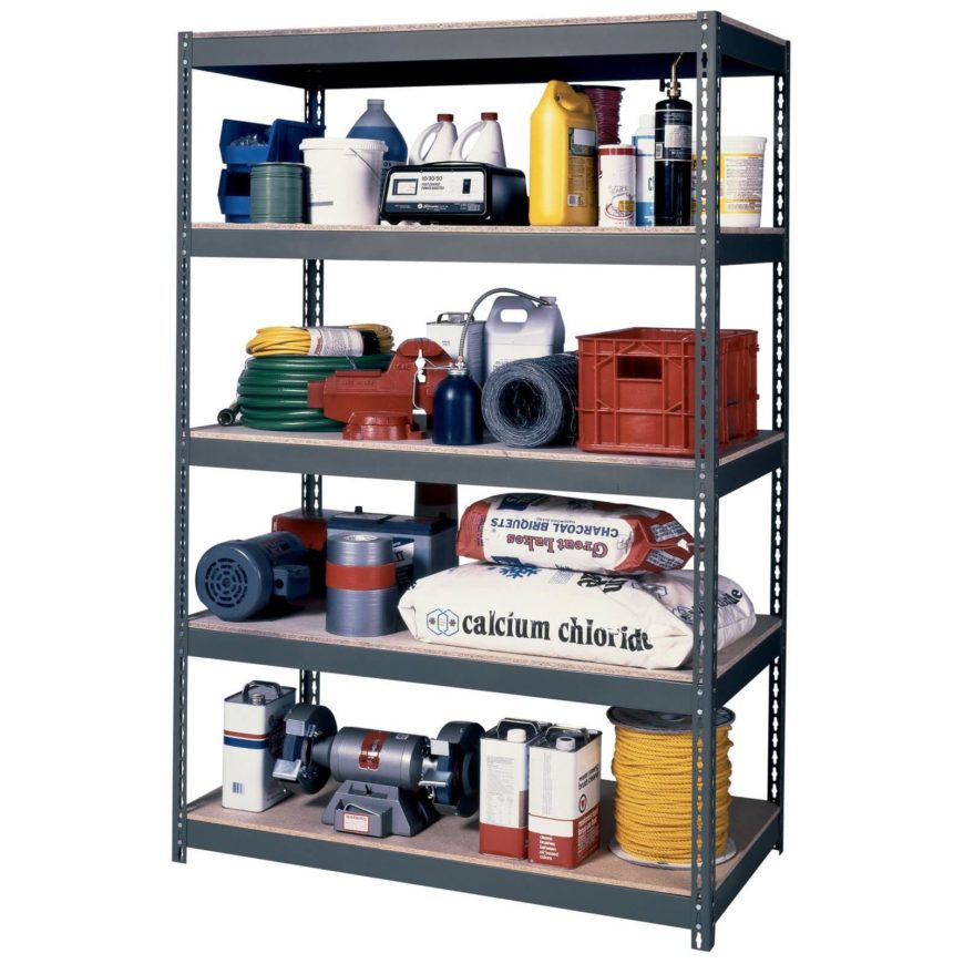 The open shelving and sturdy metallic design means you won't have to worry about closing doors if you try to fit a little too much onto a shelf. The open shelving and sturdy metallic design means you won't have to worry about closing doors if you try to fit a little too much onto a shelf.