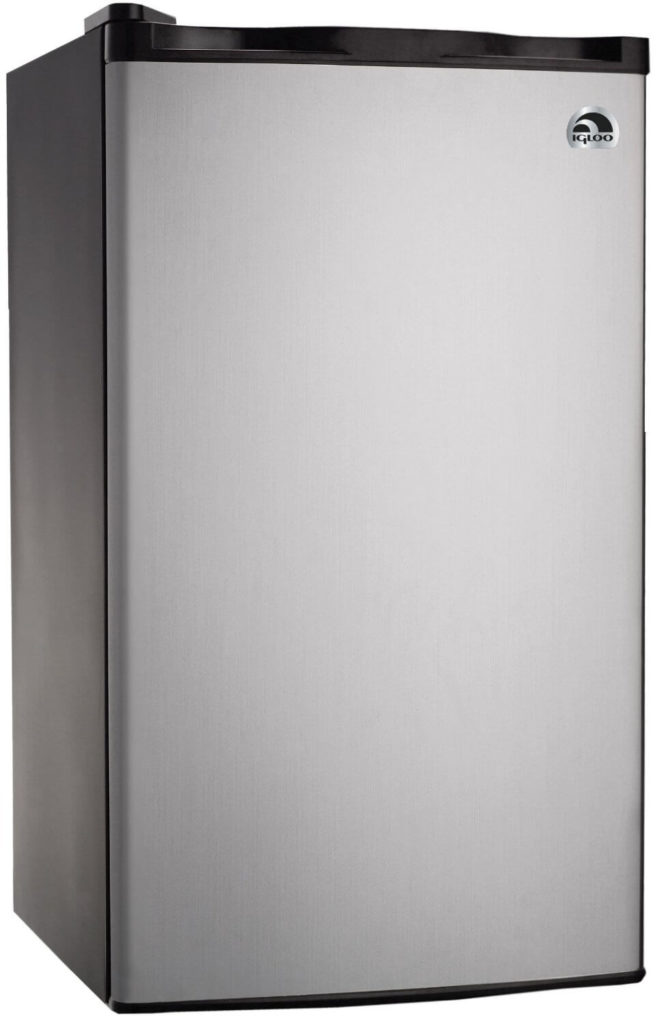 If you don't really need a fridge for any other reason than storing drinks, this mini-fridge might be right for you. It has built-in bottle holders inside. If you don't really need a fridge for any other reason than storing drinks, this mini-fridge might be right for you. It has built-in bottle holders inside.