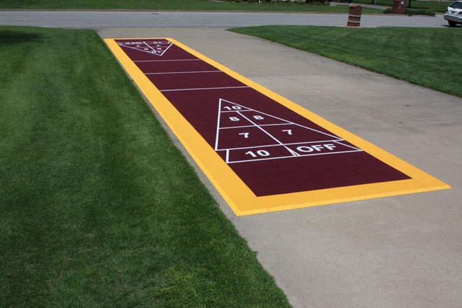 Shuffleboard doesn't have to be just for the elderly! Bring it back with your very own shuffleboard Shuffleboard doesn't have to be just for the elderly! Bring it back with your very own shuffleboard