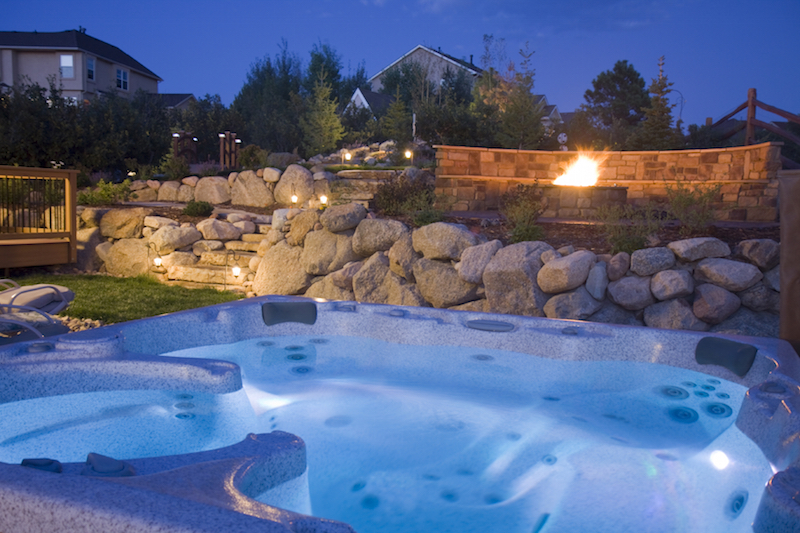 A traditional jacuzzi with several unique seats to accommodate any person's favorite jet positions. A traditional jacuzzi with several unique seats to accommodate any person's favorite jet positions.