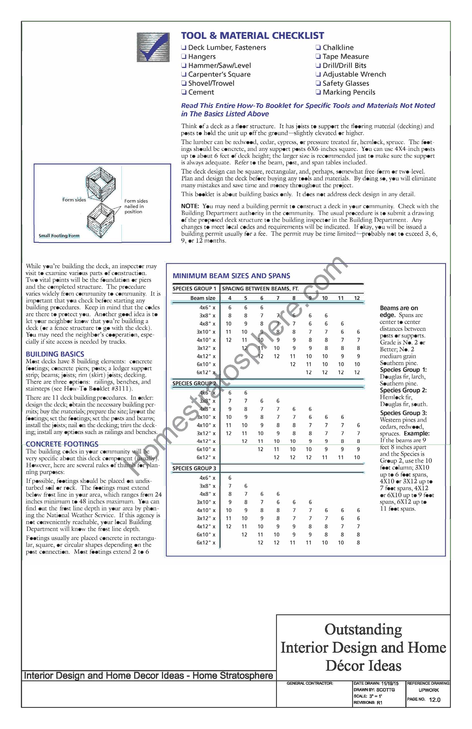 Pergola Deck Tools and Materials List Pergola Deck Tools and Materials List