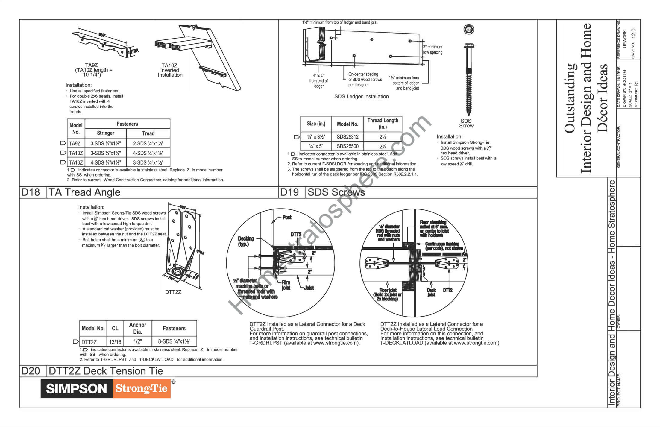 General Notes, Materials and Checklists for Deck Design 6 General Notes, Materials and Checklists for Deck Design 6