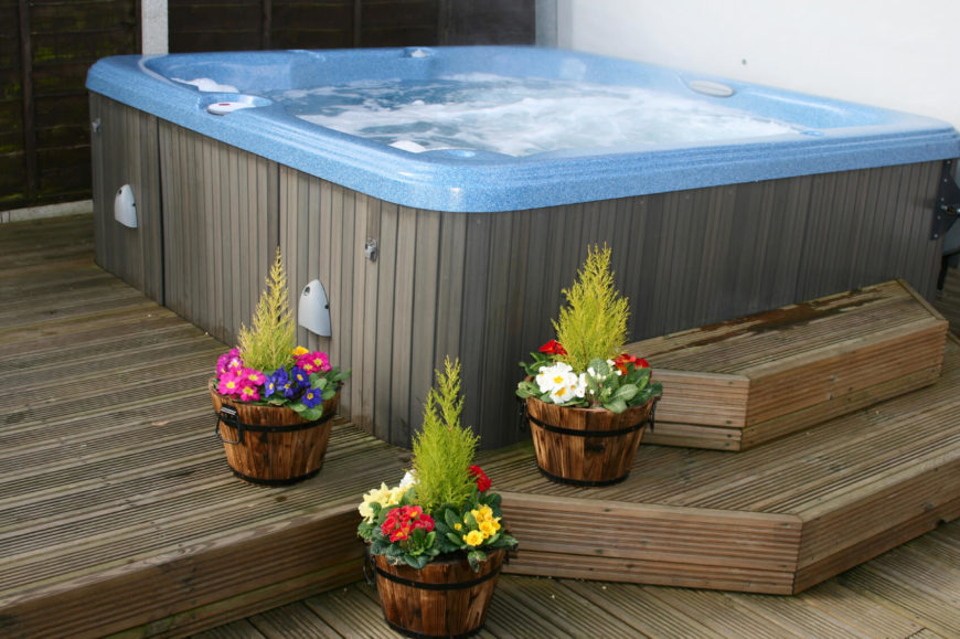 Here is a classic above ground hot tub. This kind of hot tub is perfect for personal use. It's a nice get away from the world when you need to escape after a long day and relax. Here is a classic above ground hot tub. This kind of hot tub is perfect for personal use. It's a nice get away from the world when you need to escape after a long day and relax.