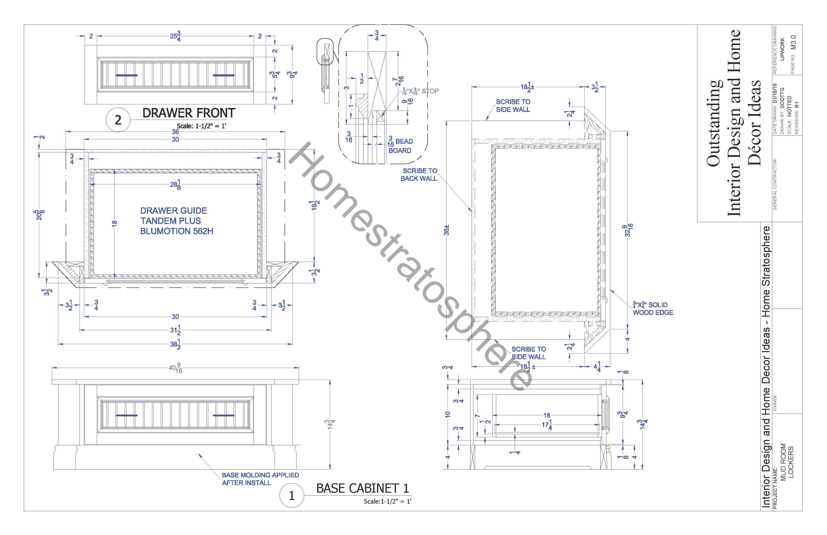 Mudroom Locker Design Blueprint Mudroom Locker Design Blueprint