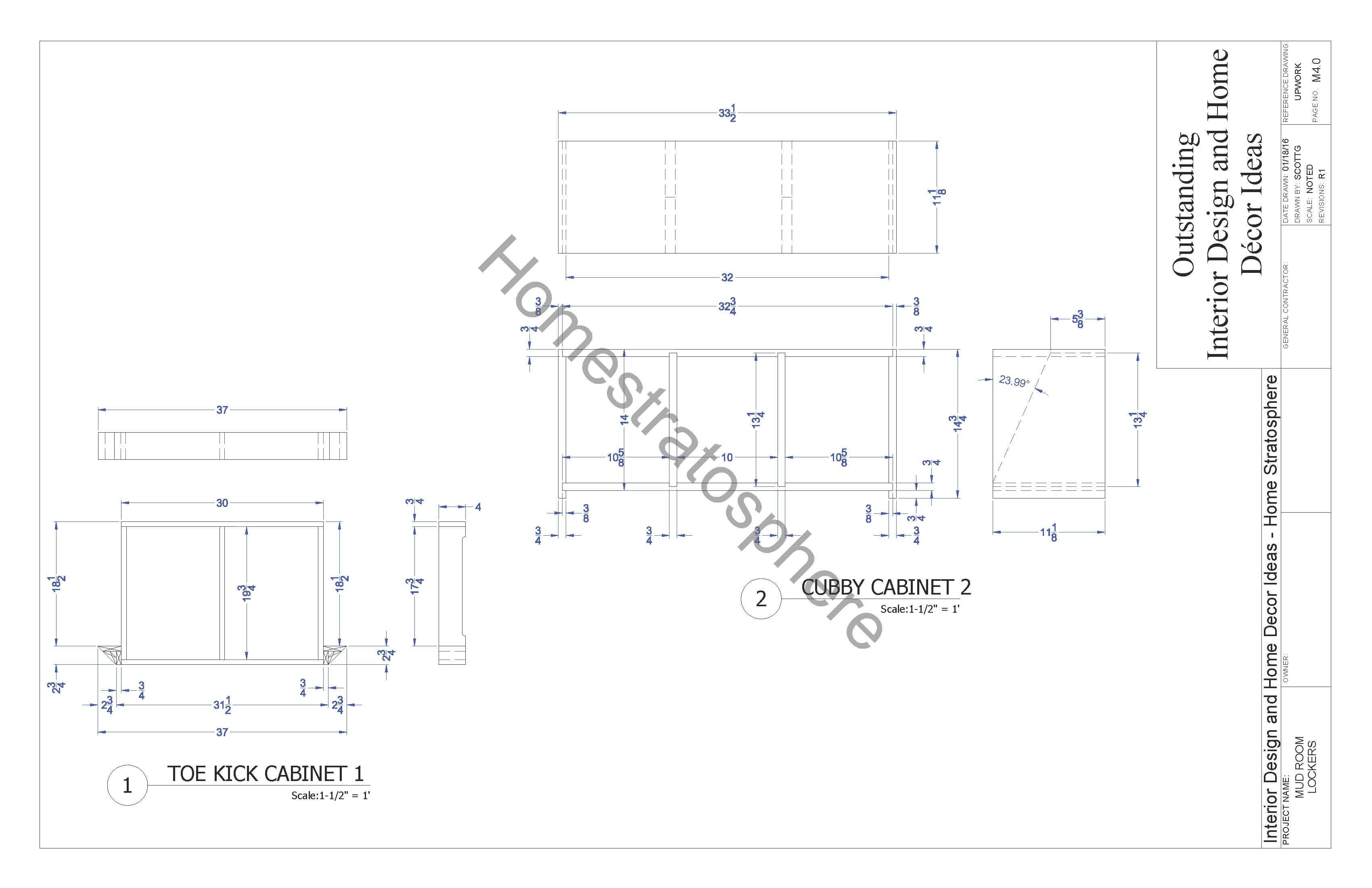 Mudroom Locker Design Blueprint Mudroom Locker Design Blueprint