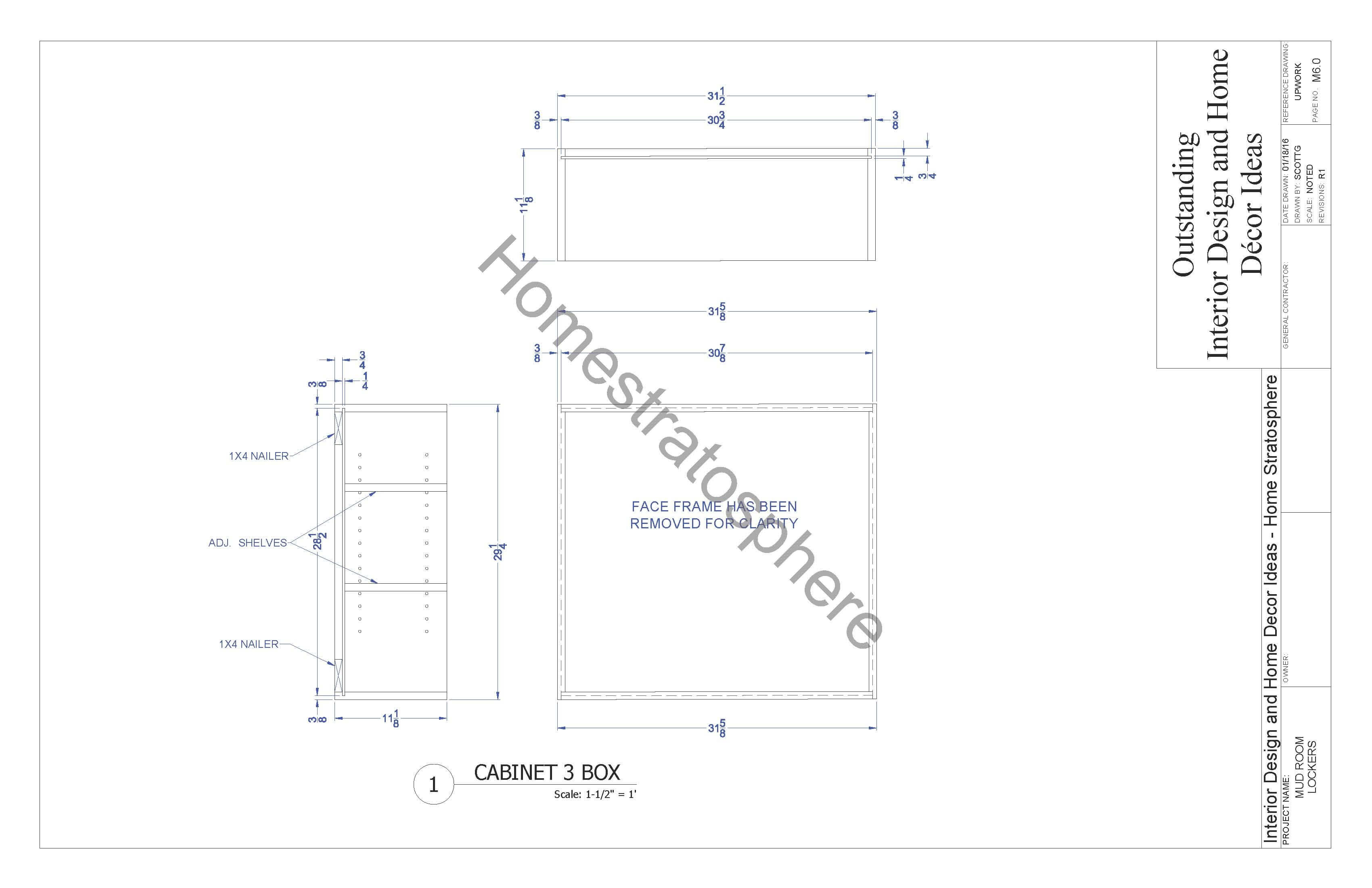 Mudroom Locker Design Blueprint Mudroom Locker Design Blueprint