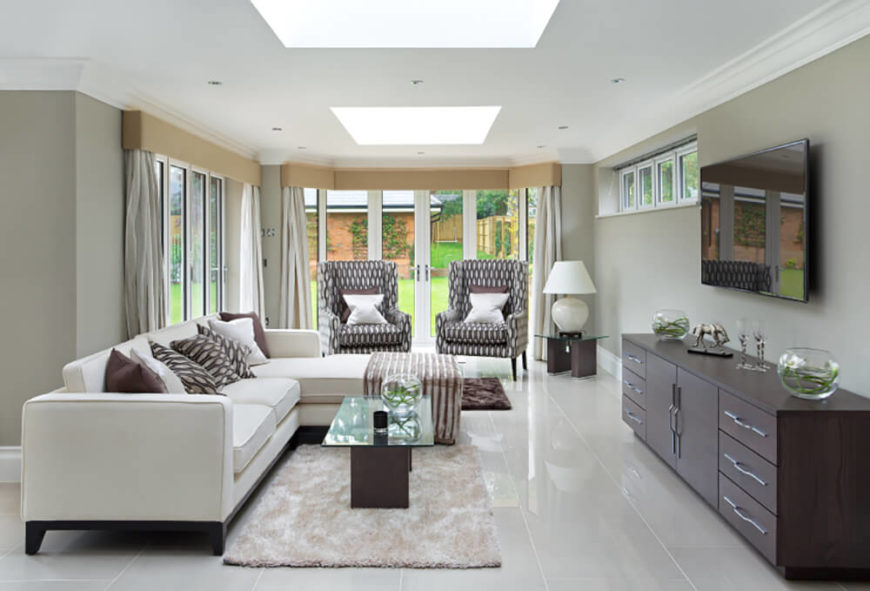 Skylights are a great feature, and let plenty of light into rooms that might otherwise be dark due to a lack of sun exposure. Skylights are a great feature, and let plenty of light into rooms that might otherwise be dark due to a lack of sun exposure.