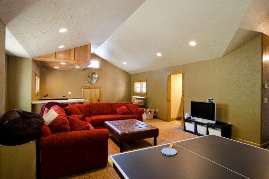 Carpet is inexpensive, soft, and great for families with small children. Carpet is inexpensive, soft, and great for families with small children.