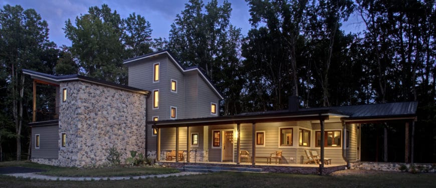Rustic and Refined Environmentally-Friendly Net Zero Home by 2e Architects
