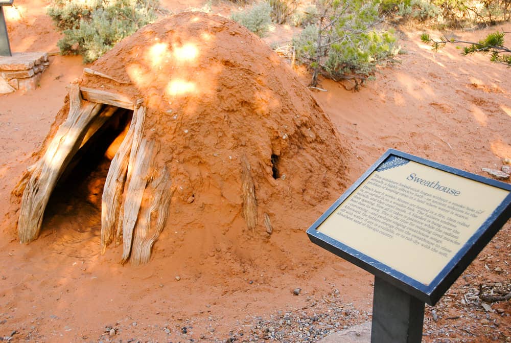 Earthen sweat lodge dome
