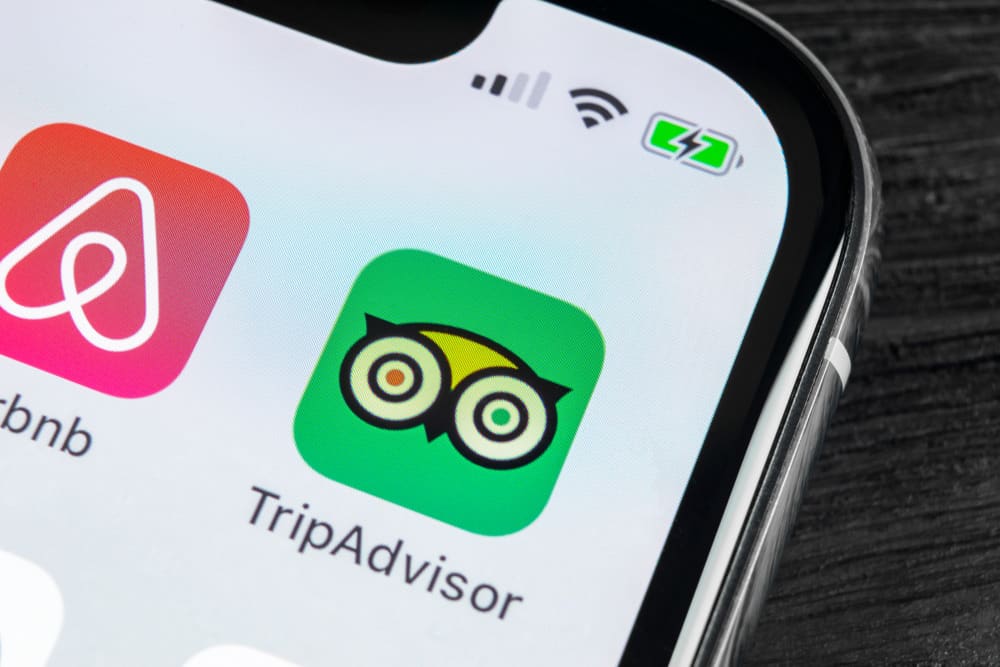 TripAdvisor app screenshot